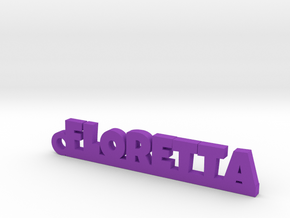 FLORETTA Keychain Lucky in Purple Processed Versatile Plastic
