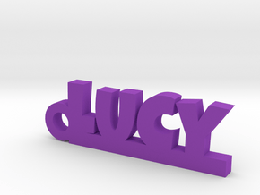 LUCY Keychain Lucky in Purple Processed Versatile Plastic