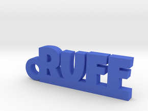 RUFF Keychain Lucky in Blue Processed Versatile Plastic