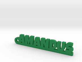 AMANDUS Keychain Lucky in Green Processed Versatile Plastic