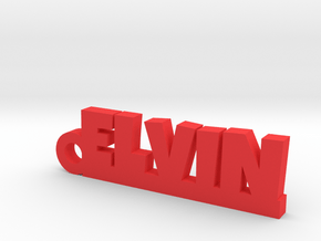 ELVIN Keychain Lucky in Red Processed Versatile Plastic
