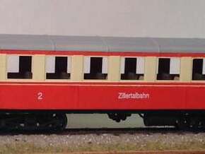 ZB (H0e) - ex-Payerbach Personenwagen B4i 35-38 in Tan Fine Detail Plastic