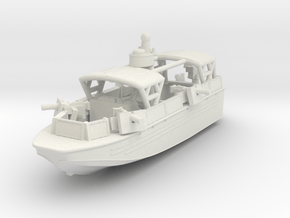 1/144 USN Riverine Assault Boat  (With Canopy and  in White Natural Versatile Plastic