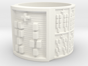 IRETETRUPON Size 13.5 in White Processed Versatile Plastic