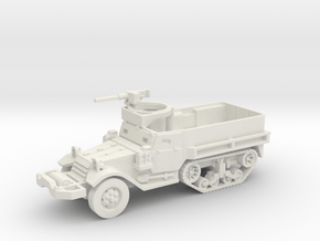 M9 Half-track (Usa) 1/87 in White Natural Versatile Plastic