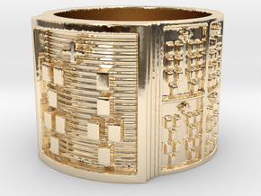 IRETEFUN Ring Size 13.5 in 14K Yellow Gold