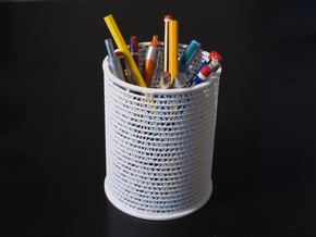 Pi Pen Holder large in White Natural Versatile Plastic