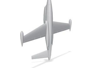 Fouga Magister Scale Model (esc: 1:144) in Tan Fine Detail Plastic