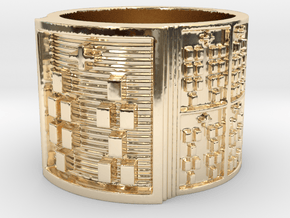 OSHEDI Ring Size 13.5 in 14K Yellow Gold