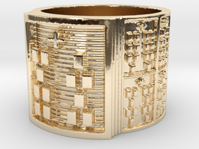 OSHEIKA Ring Size 13.5 in 14K Yellow Gold