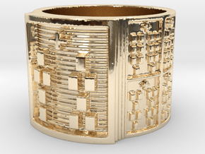 OSHETURA Ring Size 13.5 in 14K Yellow Gold