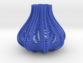 Vero Vase in Blue Processed Versatile Plastic