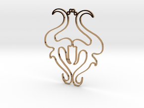 Taurus pendant in Polished Brass