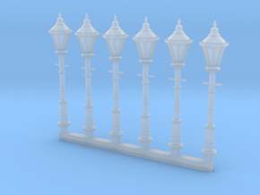 Victorian Street Light 15mm Group in Smoothest Fine Detail Plastic