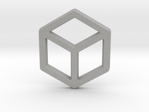 2d Cube in Aluminum