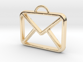 You've Got Mail in 14k Gold Plated Brass
