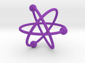 Atom in Purple Processed Versatile Plastic
