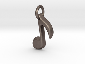 Quaver in Polished Bronzed Silver Steel