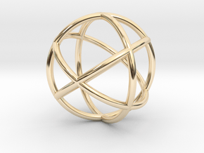Free Energy in 14k Gold Plated Brass