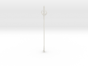 "BotW" Gerudo Spear in White Natural Versatile Plastic: 1:12