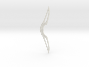 "BotW" Giant Boomerang in White Natural Versatile Plastic: 1:12