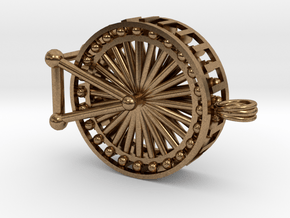Ferris Wheel (large) in Natural Brass