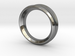 Modern+Taper in Fine Detail Polished Silver: 6.5 / 52.75