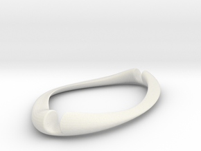 IPad Stand 160mm Bone Style in White Natural Versatile Plastic