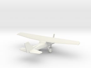 Cessna 172 - 1:200scale in White Natural Versatile Plastic