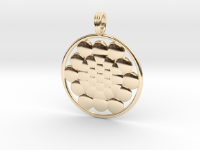 SPHERES OF LIFE in 14k Gold Plated Brass