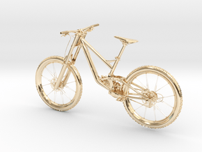 MyTinyBikes Model "Downhill Cross" in 14k Gold Plated Brass