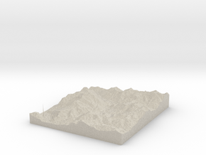 Model of Pasturo in Natural Sandstone