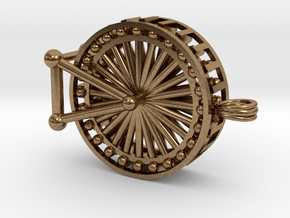 Ferris Wheel (small) in Natural Brass