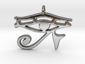 Eye of RA in Polished Silver