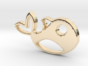 MObby in 14k Gold Plated Brass