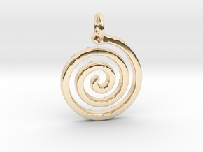 Spiral Simple in 14K Yellow Gold