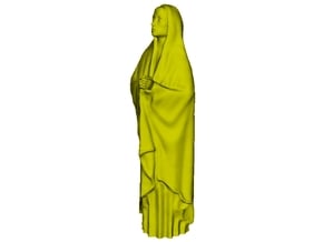 1/15 scale female with long cloak praying figure in Tan Fine Detail Plastic