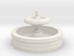 Fountain 2in Diameter in White Natural Versatile Plastic