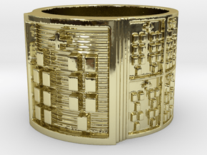 OKANABARA Ring Size 14 in 18k Gold Plated Brass
