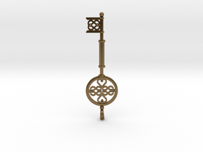 Key To The Heart (medium) in Natural Bronze