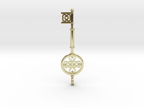 Key To The Heart (medium) in 18k Gold