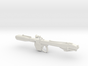 Gundam Beam Bazooka 1-144 in White Natural Versatile Plastic