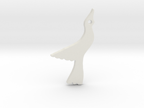 Seagull in White Natural Versatile Plastic