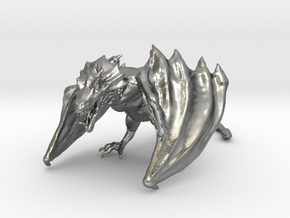 Game Of Thrones Dragon (large) in Natural Silver