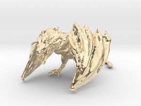 Game Of Thrones Dragon (large) in 14k Gold Plated Brass