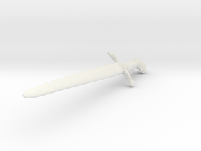 Game of Thrones Sword in White Natural Versatile Plastic