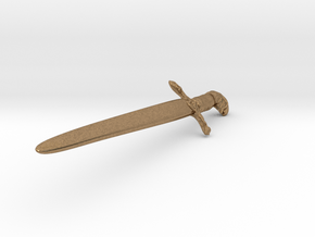 Game of Thrones Sword in Natural Brass