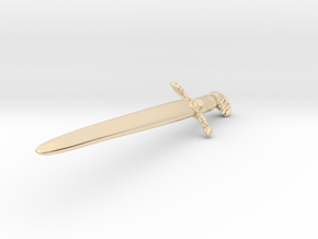Game of Thrones Sword in 14k Gold Plated Brass