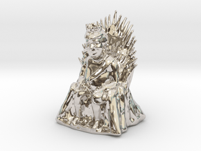 Donald Trump as Game of Thrones Character in Rhodium Plated Brass: Small