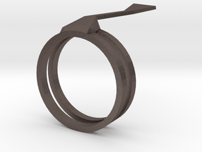Wind Ring in Polished Bronzed Silver Steel: 9 / 59